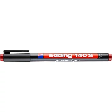 Edding 140 S alkoholos marker, OHP, 0,3 mm, piros