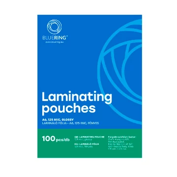 Meleglamináló fólia, A6, 125 mikron, 100 db
