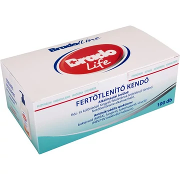 Brado fertőtlenítő kendő, egyesével csomagolt, 100 db