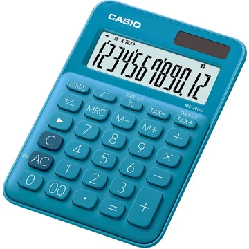 Casio MS-20UC asztali számológép, kék