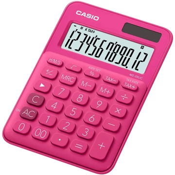 Casio MS-20UC asztali számológép, magenta