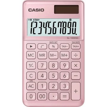 Casio SL-1000SC rózsaszín zsebszámológép