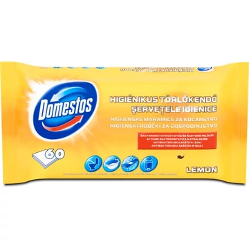 Domestos nedves törlőkendő, 60 db, citrom illat