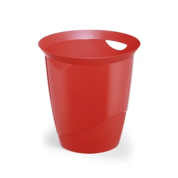 Durable Trend műanyag papírkosár, 16 liter, piros