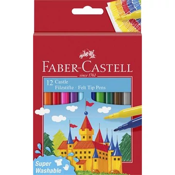 Faber-Castell "Castle" filctoll készlet, kimosható, 12 db