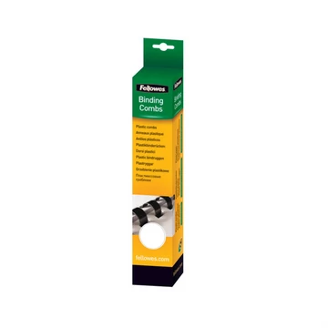 Fellowes műanyag spirál, 12mm, fehér, 100 db