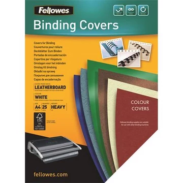 Fellowes hátlap, A4, 250 g, fehér
