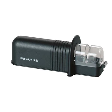 Fiskars "Essential Roll-Sharp" késélező, fekete