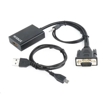 Gembird VGA ---> HDMI adapter, 15 cm