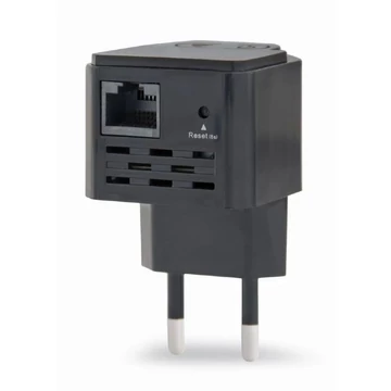 Gembird WNP-RP300-03-BK Wi-Fi jelerősítő, 300 Mbps, fekete
