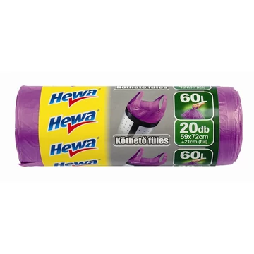 Hewa szemeteszsák, köthető füles, 60 l, 20 db