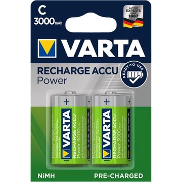 Varta tölthető elem, C baby, 2x3000 mAh