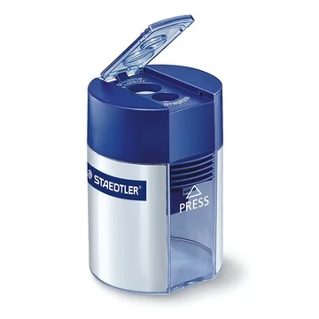Staedtler 512 tartályos hegyező, kétlyukú, kék
