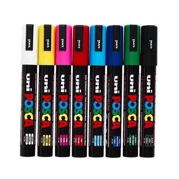 Uni Posca PC-3M dekormarker, 0,9-1,3 mm, kék