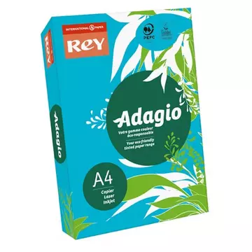 Rey Adagio színes másolópapír, A4, 80 g, intenzív kék, 500 lap
