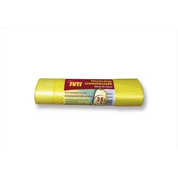 Tuti szemeteszsák, zárószalagos, 25 l, 20 db