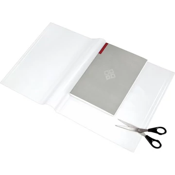 Panta Plast füzet- és könyvborító, áttetsző, állítható széllel 550x310 mm, PP