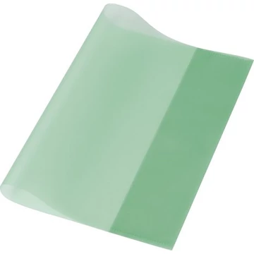 Panta Plast füzet- és könyvborító, A4, PP, 80 mikron, narancsos felület, zöld, 10 db