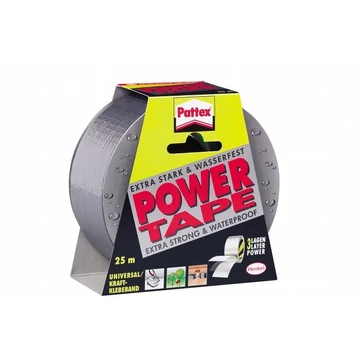 Henkel Pattex Power Tape ragasztószalag, 50 mm x 25 m, ezüst