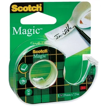3M Scotch Magic Tape 810 ragasztószalag, adagolón, 19 mm x 7,5 m