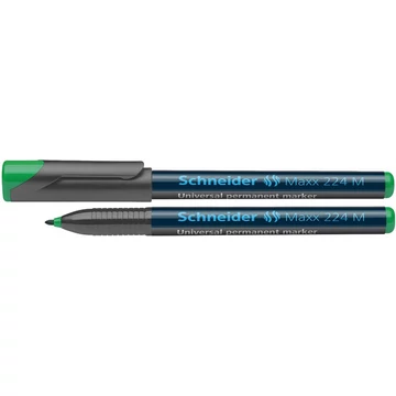 Schneider Maxx 224 M alkoholos marker, OHP, 1 mm, zöld