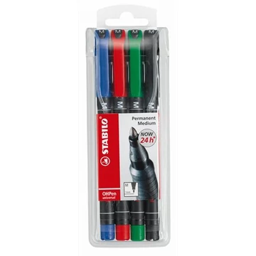 Stabilo OHPen M alkoholos marker készlet, 1 mm, 4 szín