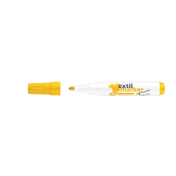ICO XXL T-Shirt textilmarker, 1-3 mm, sárga