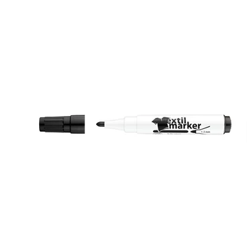 ICO XXL T-Shirt textilmarker, 1-3 mm, fekete