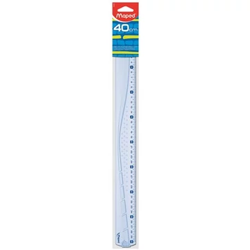 Vonalzó, műanyag, 40 cm, MAPED 