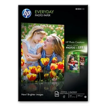 HP Q5451A fényes fotópapír, tintasugaras, A4, 200 g, 25 lap