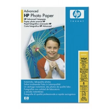 HP Q8692A fényes fotópapír, tintasugaras, 10x15, 250 g, 100 lap