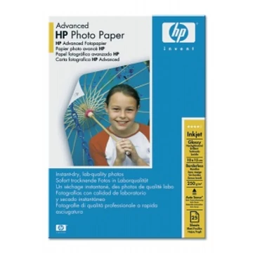 HP Q8691A fényes fotópapír, tintasugaras, 10x15, 250g, 25 lap