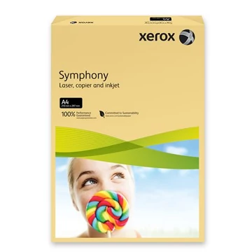 Xerox "Symphony" színes fénymásolópapír, A4, 80g, 500 lap, vajszín