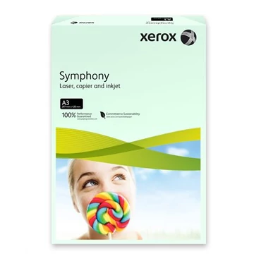 Xerox "Symphony" színes fénymásolópapír, A3, 80g, 500 lap, világoszöld
