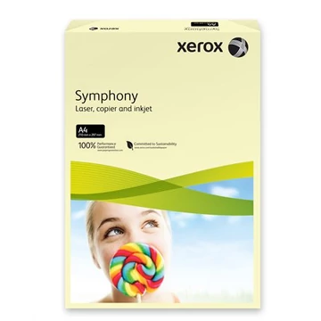 Xerox "Symphony" színes fénymásolópapír, A4, 80g, 500 lap, csontszín