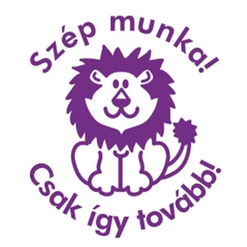 Motivációs bélyegző, Szép munka! Csak így tovább!
