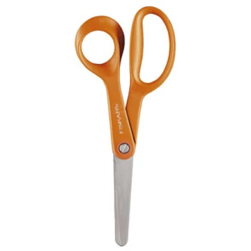 Olló, iskolai, 13 cm, FISKARS First, narancs