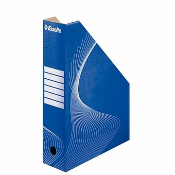 Esselte Standard iratpapucs, karton, 80 mm, összehajtható, kék