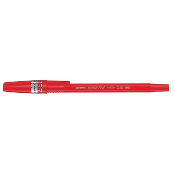 Zebra H-8000 kupakos golyóstoll, 0,21 mm, piros