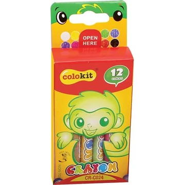 Zsírkréta, Colokit crayon, 12 különböző szín