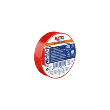 Tesa szigetelőszalag 19mmx20m, piros