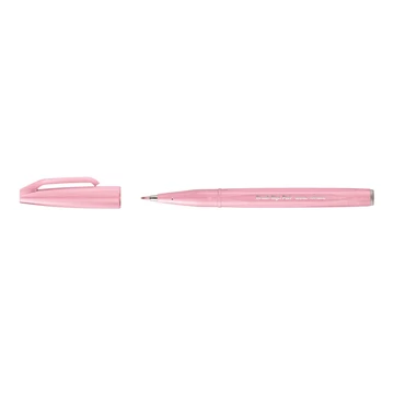 Pentel SES15C-P3X kalligrafikus ecsetfilc, világos rózsaszín
