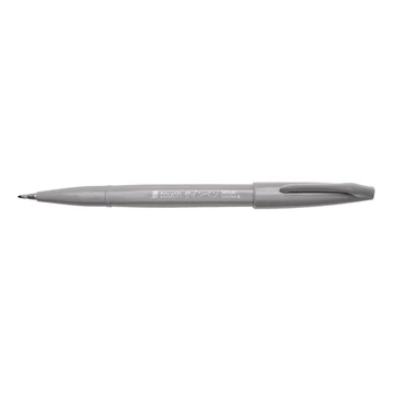 Pentel SES15C-N kalligrafikus ecsetfilc, ezüst