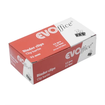 EVOffice bindercsipesz, 32 mm, 12 db