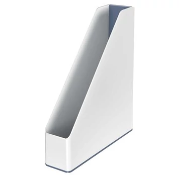 Leitz Wow iratpapucs, műanyag, 73 mm, kettős színhatású, fehér
