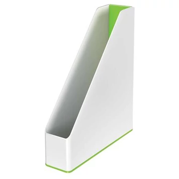 Leitz Wow iratpapucs, műanyag, 73 mm, kettős színhatású, zöld