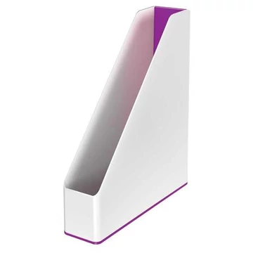 Leitz Wow iratpapucs, műanyag, 73 mm, kettős színhatású, lila