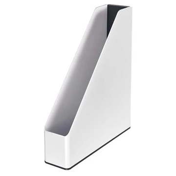 Leitz Wow iratpapucs, műanyag, 73 mm, kettős színhatású, fekete