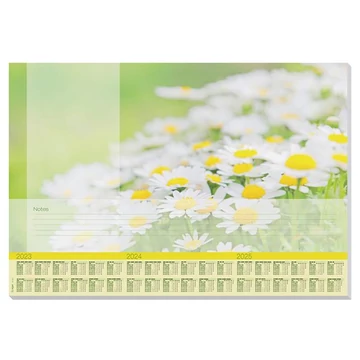 Sigel Lovely Daisies könyökalátét, 595x410 mm, 3 éves tervezővel