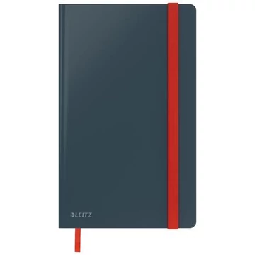 Leitz Cosy Soft Touch beírókönyv, A5, vonalas, 80 lap, keményfedeles, bársonyszürke